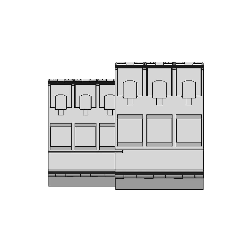 Hager Circuit Breaker Mbn 3Xx Series 1 | CAD Model for Energy Systems_270_0_degree_snapshot