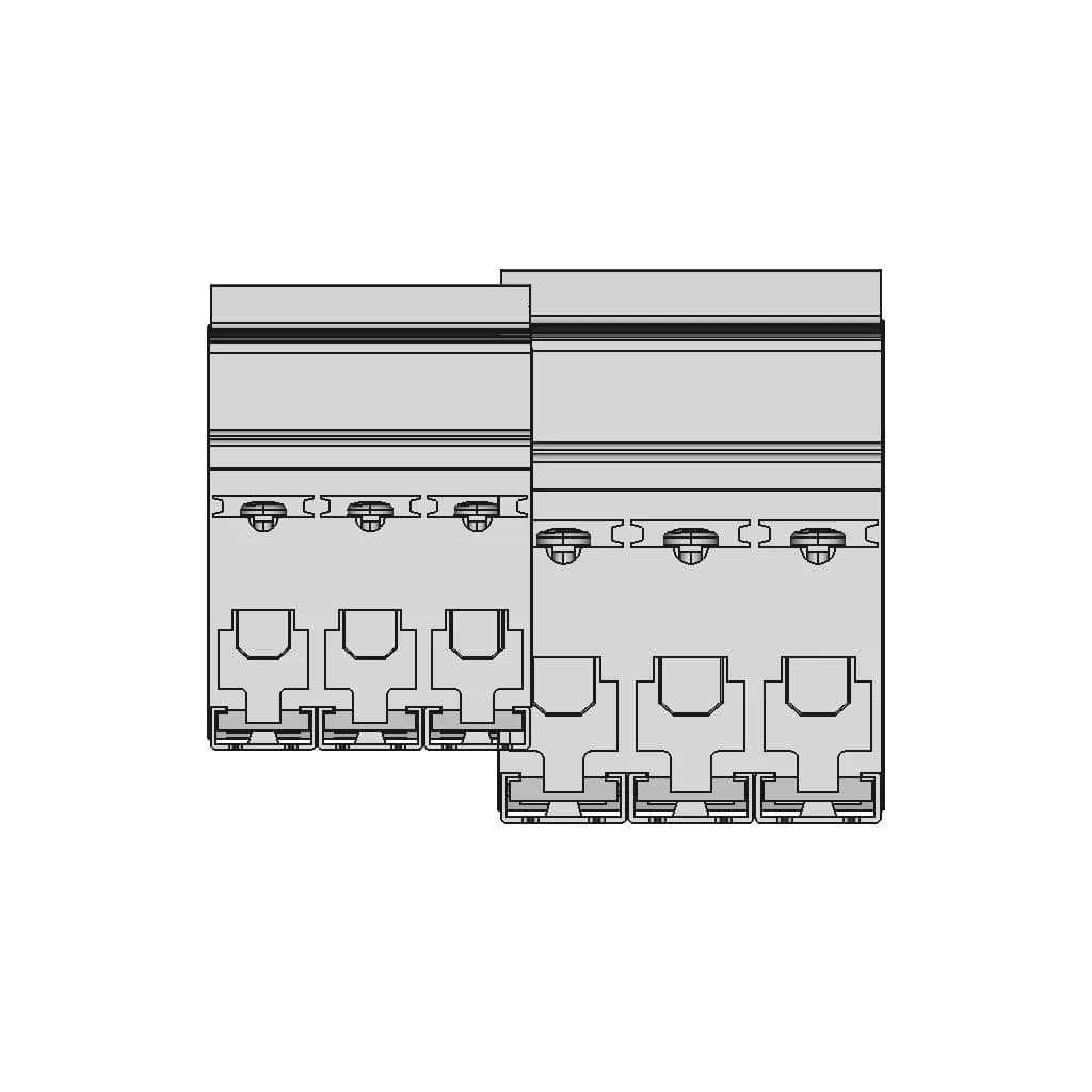 Hager Circuit Breaker Mbn 3Xx Series 1 | CAD Model for Energy Systems_90_0_degree_snapshot