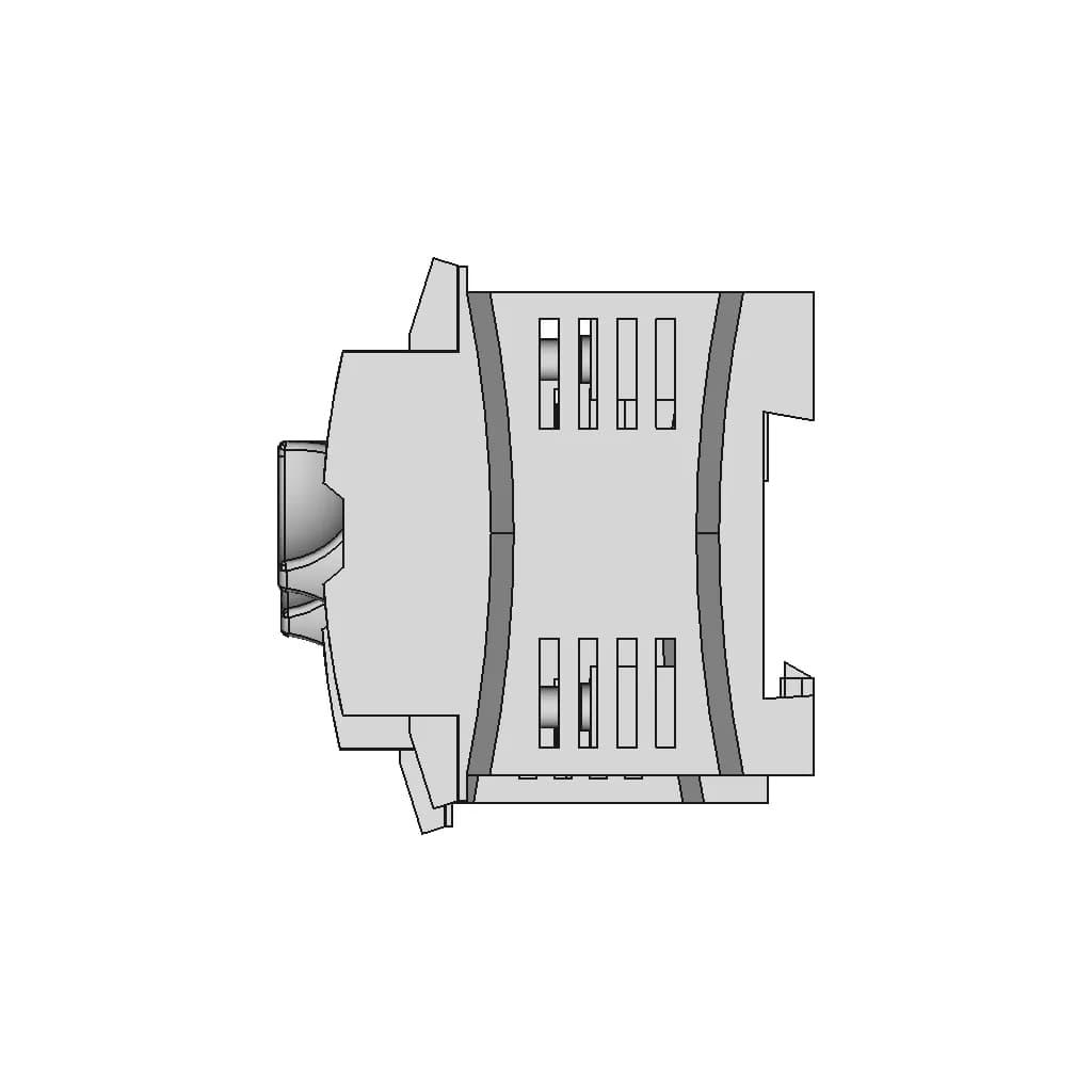 Abb Iss Neozed Fuse Holder 1 | CAD Model for Energy Systems_0_90_degree_snapshot