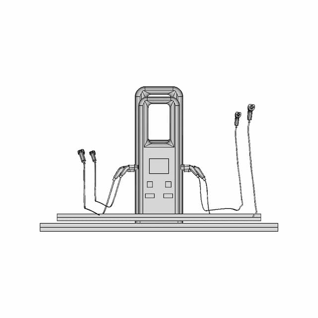 Electric Vehicle Charging Station 2 | CAD Model for Energy Systems
