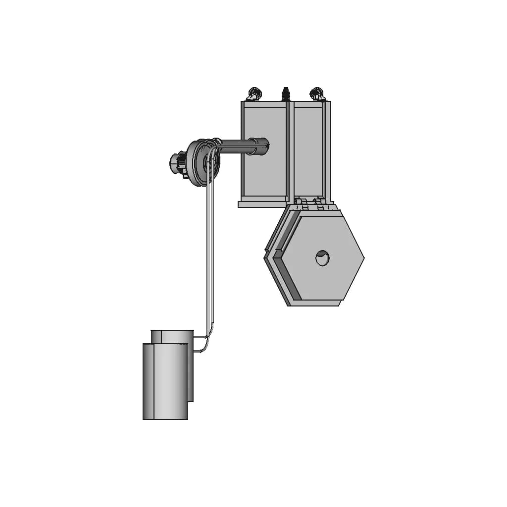 Waste Oil Furnace 2 | CAD Model for Energy Systems_270_0_degree_snapshot