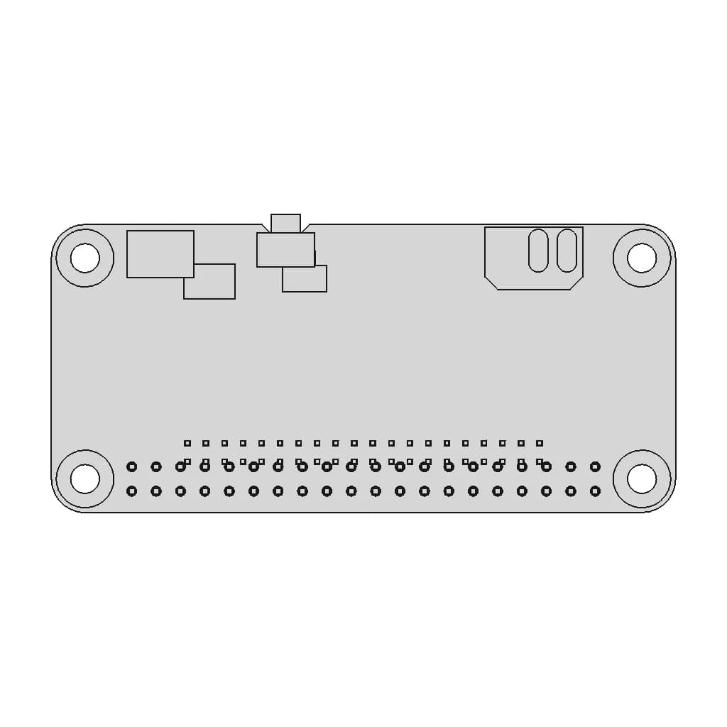 Dfrobot0528 Ups Hat For Raspberry Pi Zero 1 | CAD Model for Energy Systems_270_0_degree_snapshot