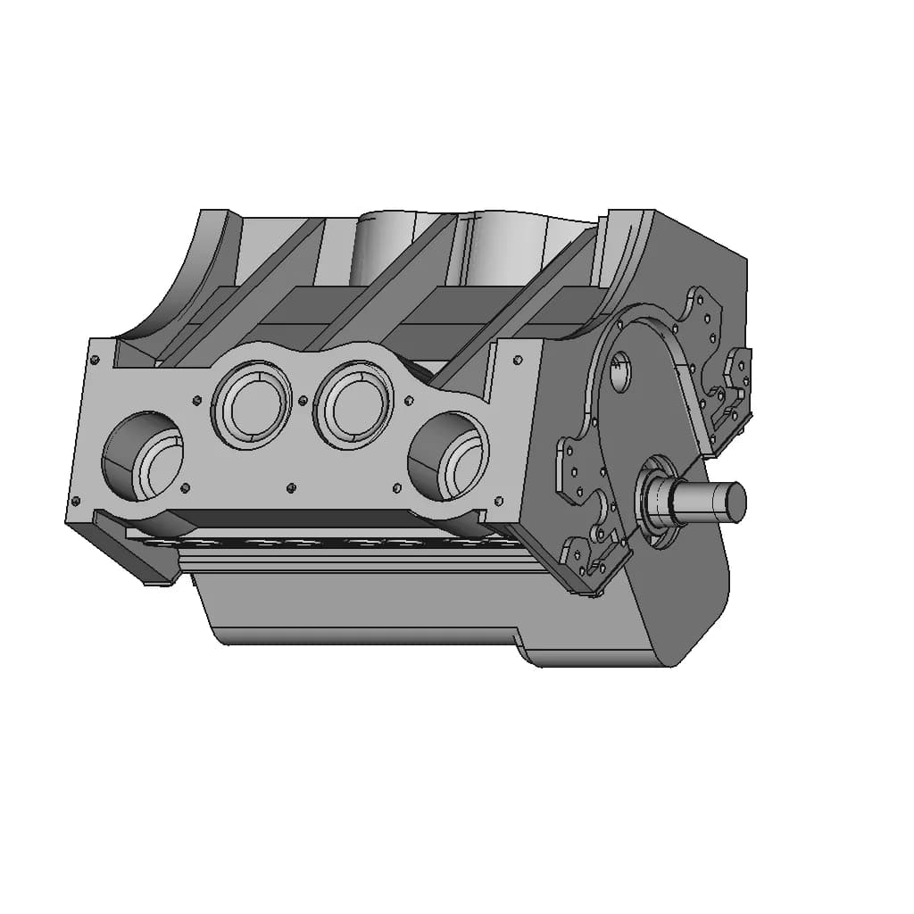 V8 Engine 36 | Industrial CAD Design_60_30_degree_snapshot