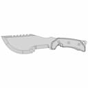 K25X Tactical Combat Knife 1 | Industrial CAD Design_0_0_degree_snapshot