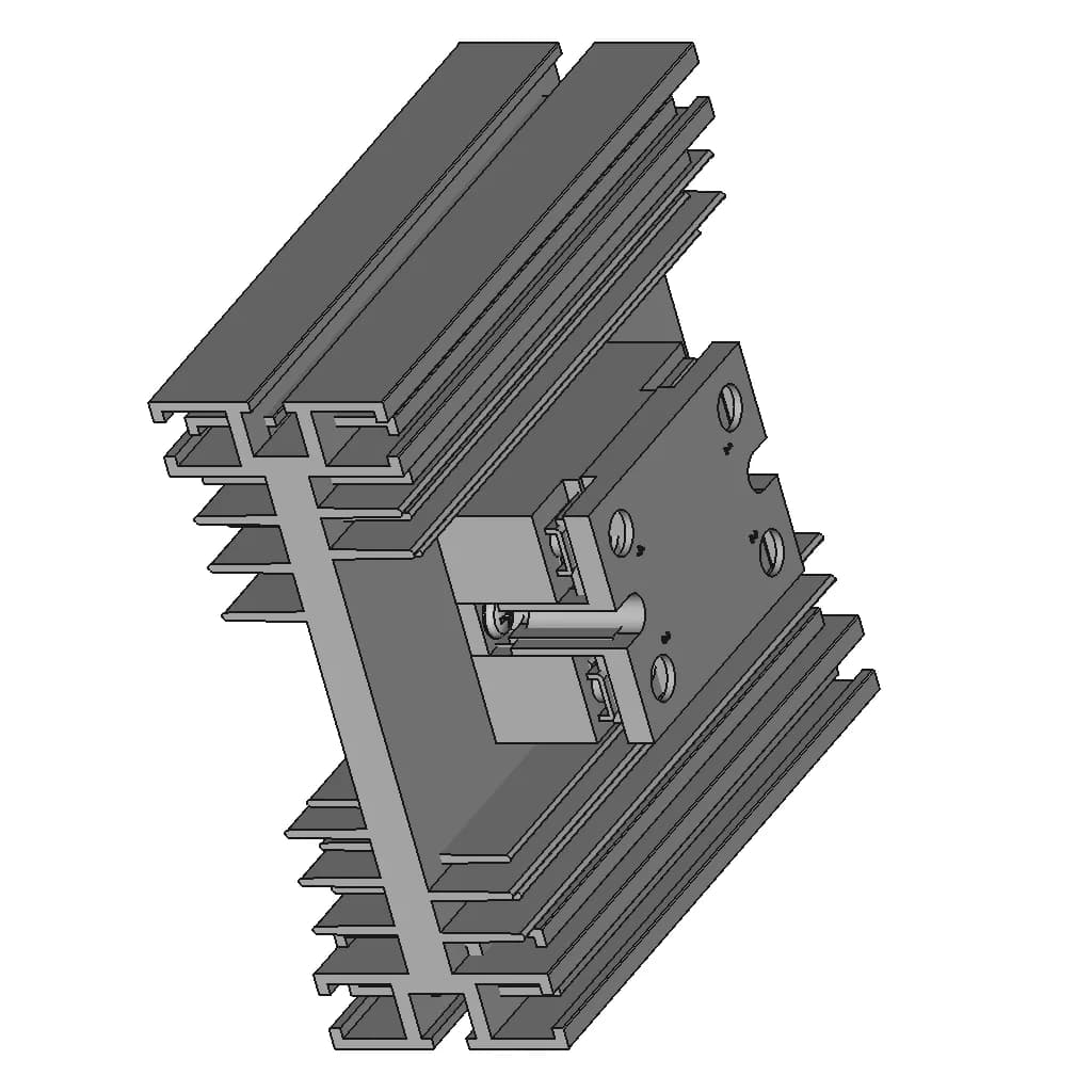 Solid State Relay 25A With Heatsink Novus 1 | Industrial CAD Design_60_30_degree_snapshot
