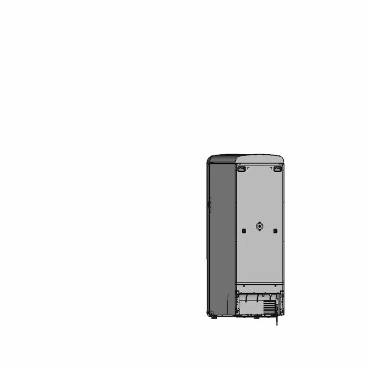 Retro Refrigerator 1 | Industrial CAD Design