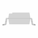 Smt Wide Gullwing Lead Form 1 | CAD Model for Energy Systems_90_0_degree_snapshot