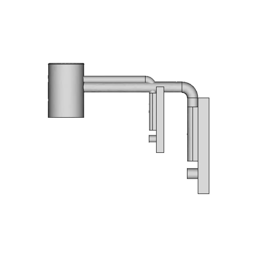 Extended Wall Lamp 1 | CAD Model for Energy Systems_0_90_degree_snapshot