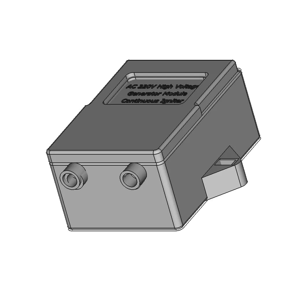 Ac 220V High Voltage Generator Module Continuous Igniter | CAD Model for Energy Systems_60_30_degree_snapshot