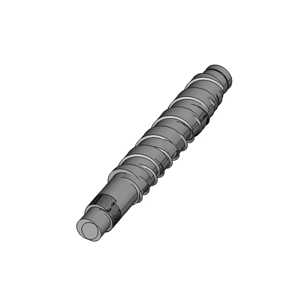Sfu3232 Ball Screw Fusion 360 Model Customizable 1 | Industrial CAD Design_60_30_degree_snapshot