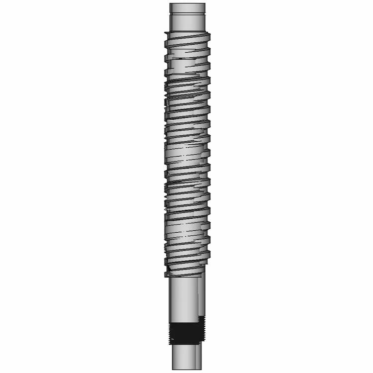 Sfu3210 Ball Screw Fusion 360 Model Customizable 1 | Industrial CAD Design