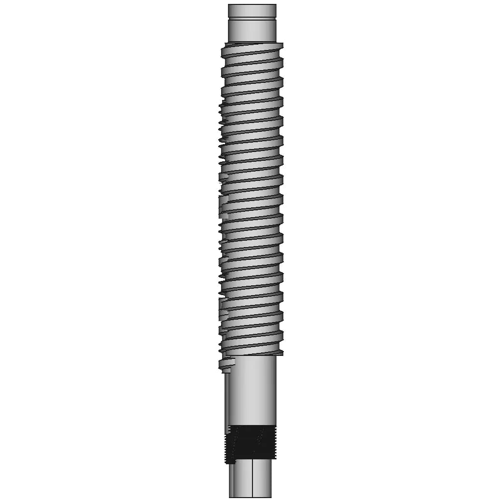 Sfu3210 Ball Screw Fusion 360 Model Customizable 1 | Industrial CAD Design_0_270_degree_snapshot