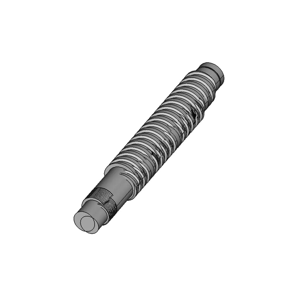 Sfu3210 Ball Screw Fusion 360 Model Customizable 1 | Industrial CAD Design_60_30_degree_snapshot