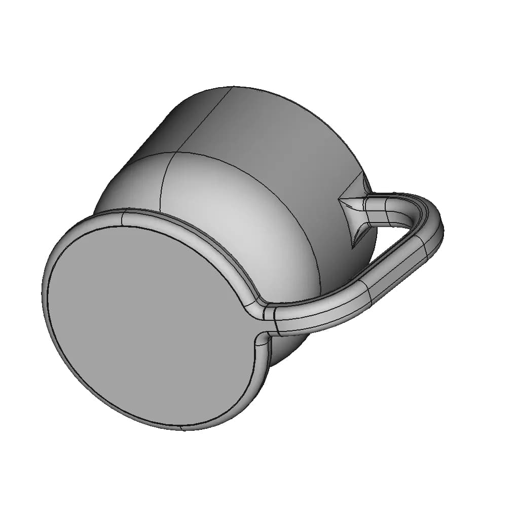Wood Cup 3 | Industrial CAD Design_60_30_degree_snapshot