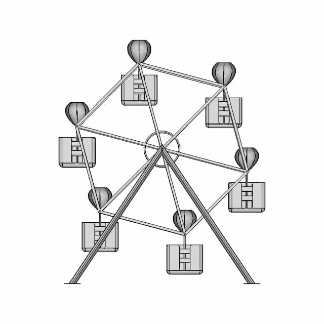 Ferriswhell 1 | Industrial CAD Design