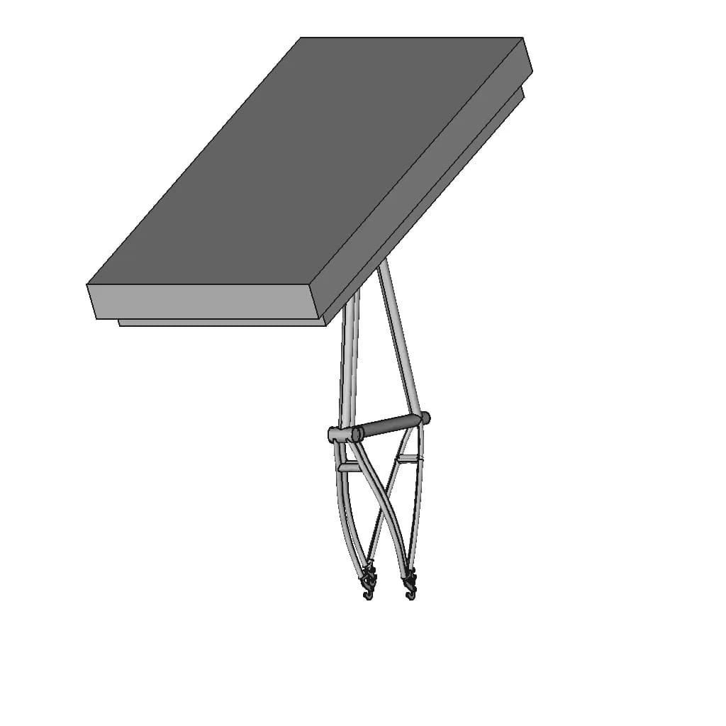 Bicycle Frame 49 | Industrial CAD Design_60_30_degree_snapshot