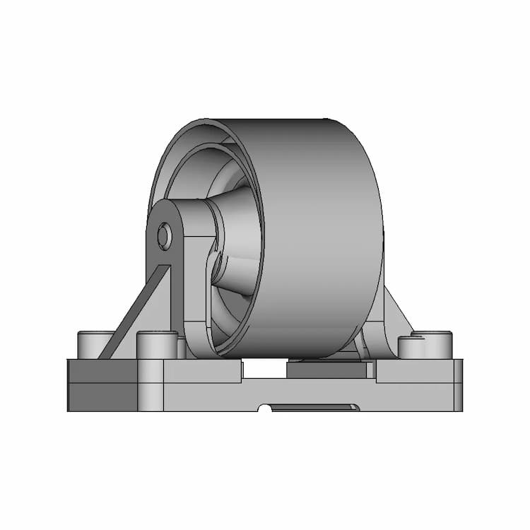 015 Belt Roller Support 015 Brs 1 | Industrial CAD Design