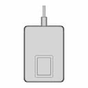 Fingerprint Reader Zkteco 1 | Industrial CAD Design_270_0_degree_snapshot
