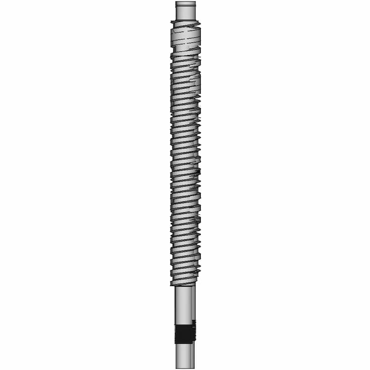 Sfu2510 Ball Screw Fusion 360 Model Customizable 1 | Industrial CAD Design