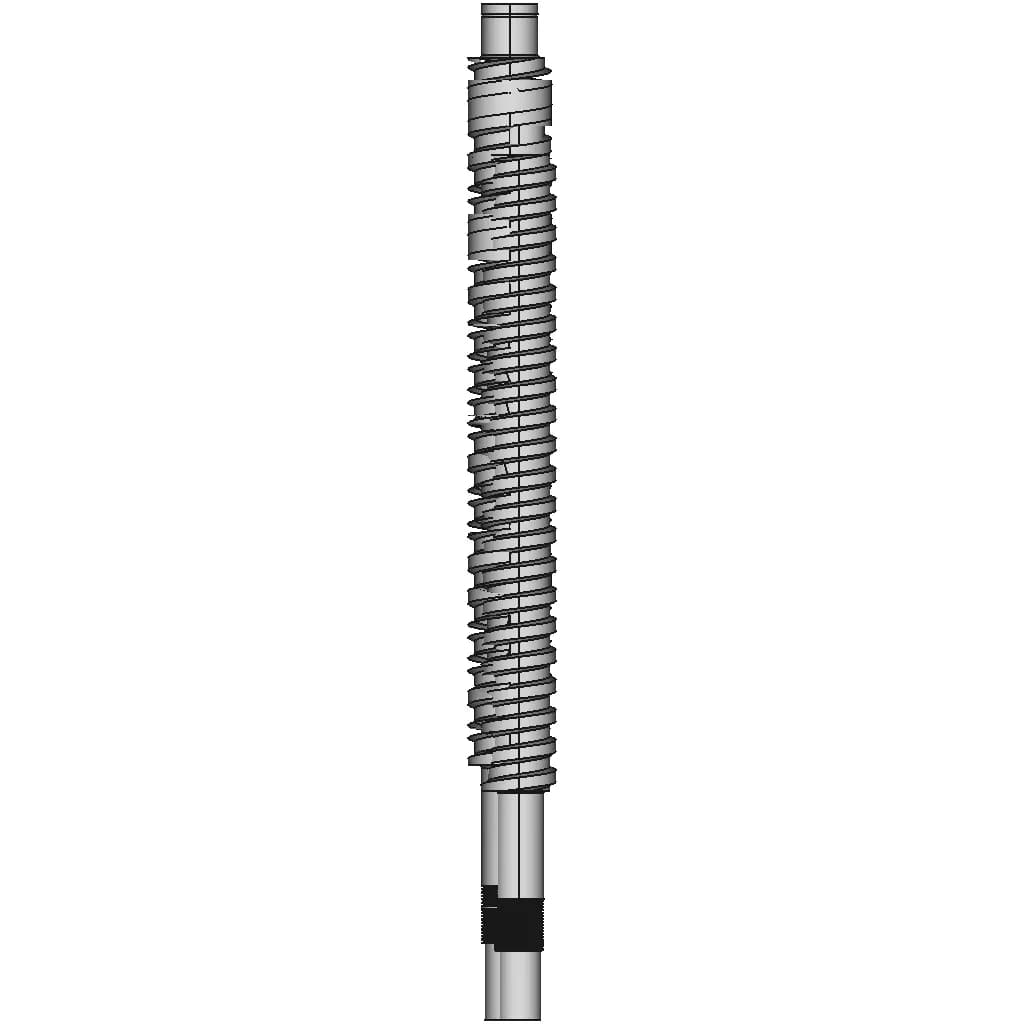 Sfu2510 Ball Screw Fusion 360 Model Customizable 1 | Industrial CAD Design_0_90_degree_snapshot