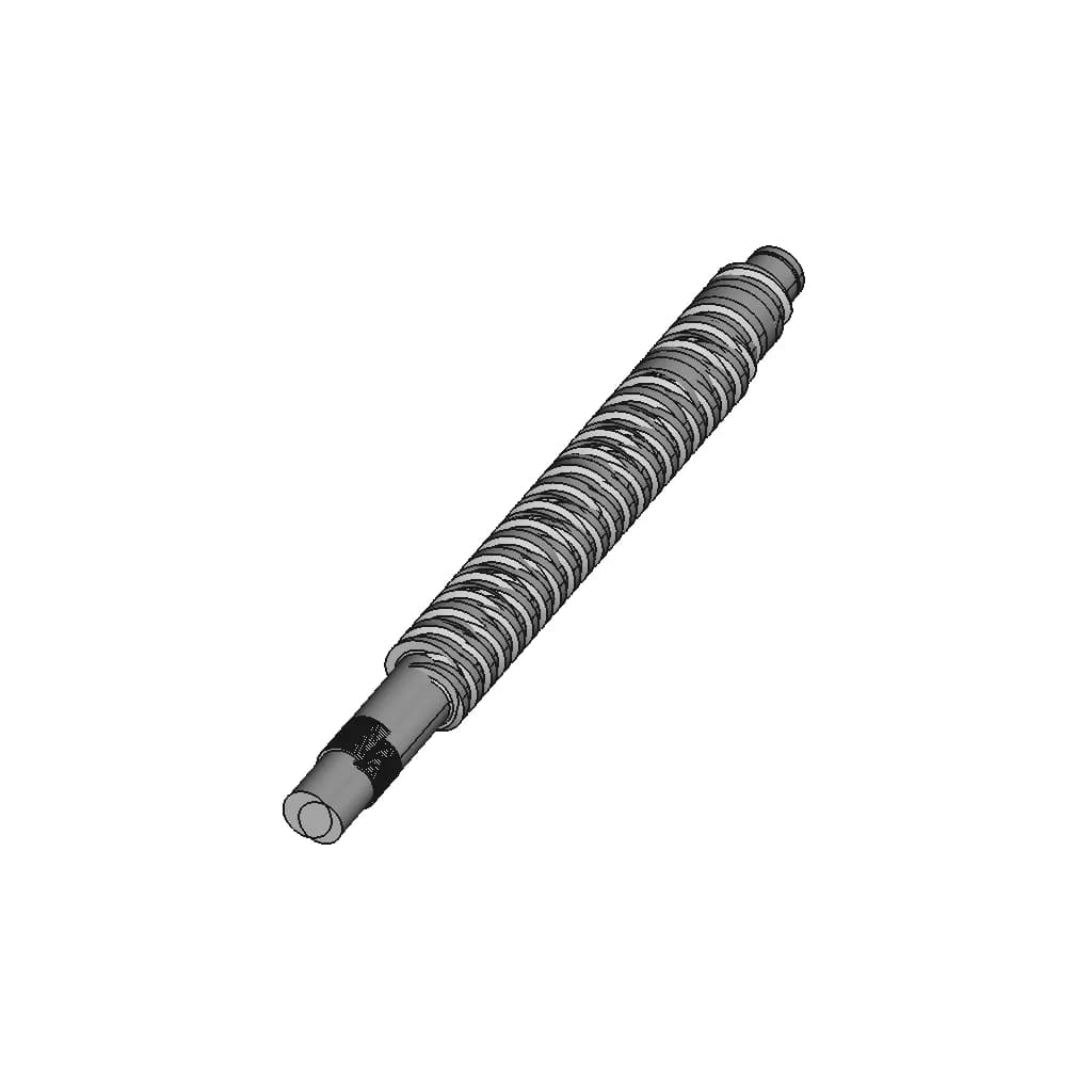 Sfu2510 Ball Screw Fusion 360 Model Customizable 1 | Industrial CAD Design_60_30_degree_snapshot