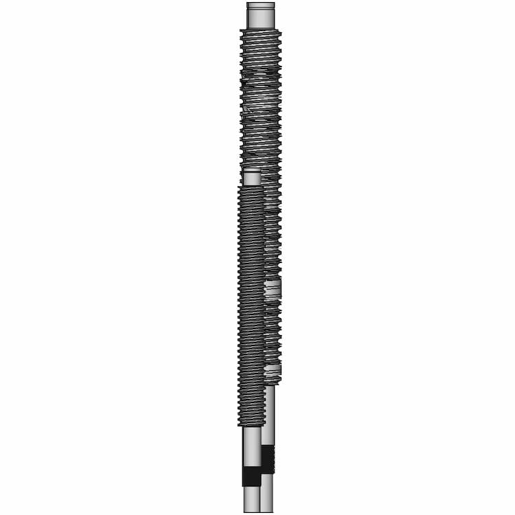 Sfu2505 Ball Screw Fusion 360 Model Customizable 1 | Industrial CAD Design