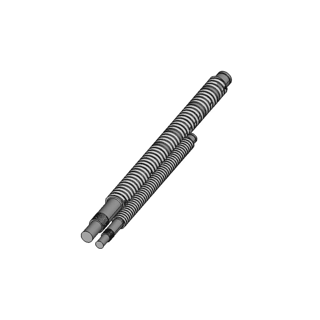 Sfu2005 Ball Screw Fusion 360 Model Customizable 1 | Industrial CAD Design_60_30_degree_snapshot