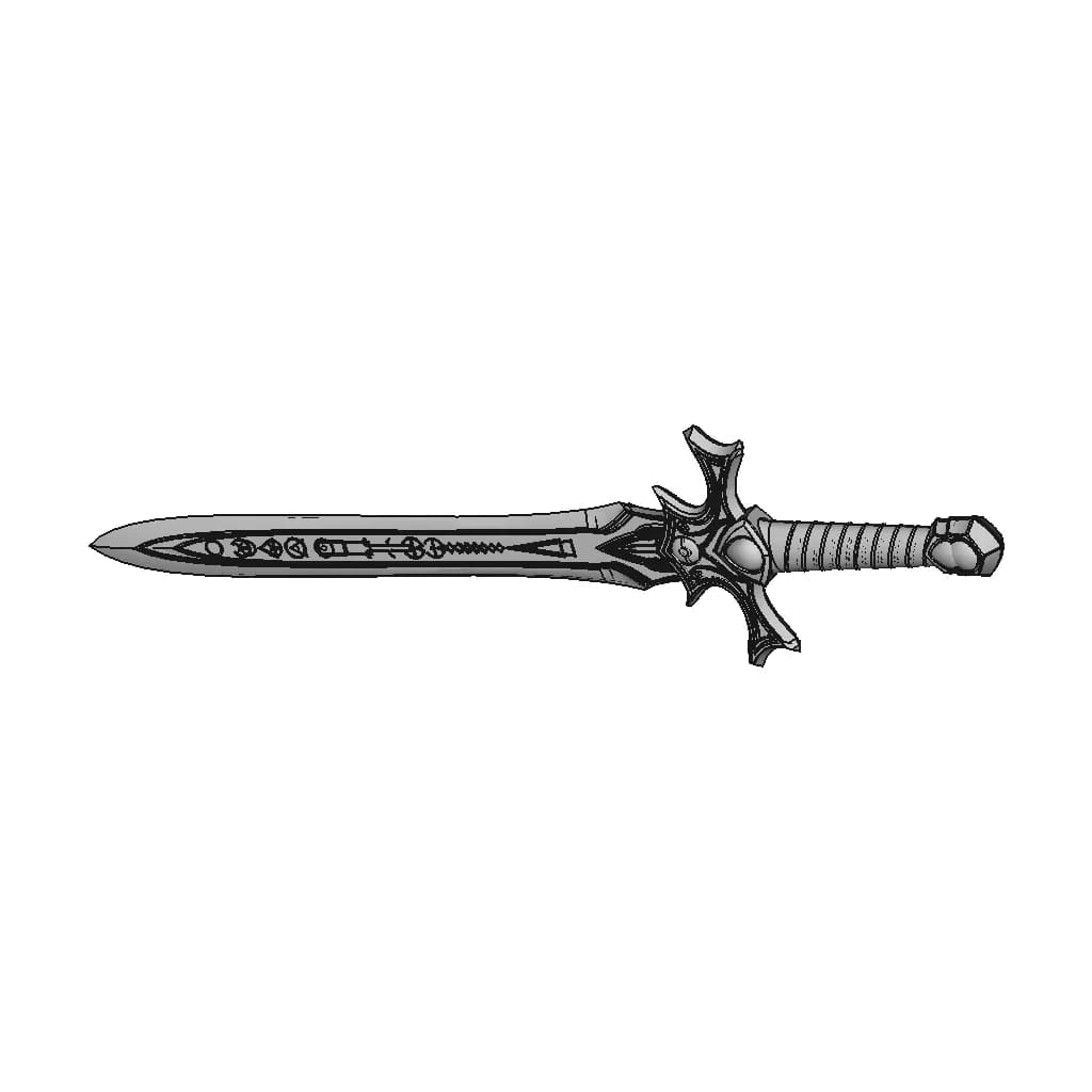 Angelical Magical Sword 1 | Industrial CAD Design_60_30_degree_snapshot