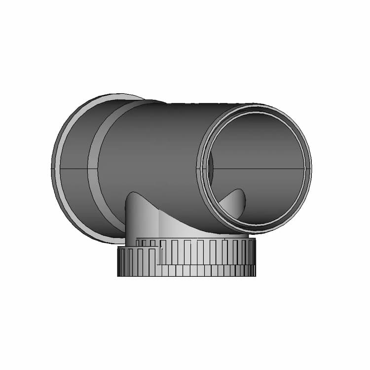 Ht Reinigungsrohrstuck Dn 110 1 | Industrial CAD Design