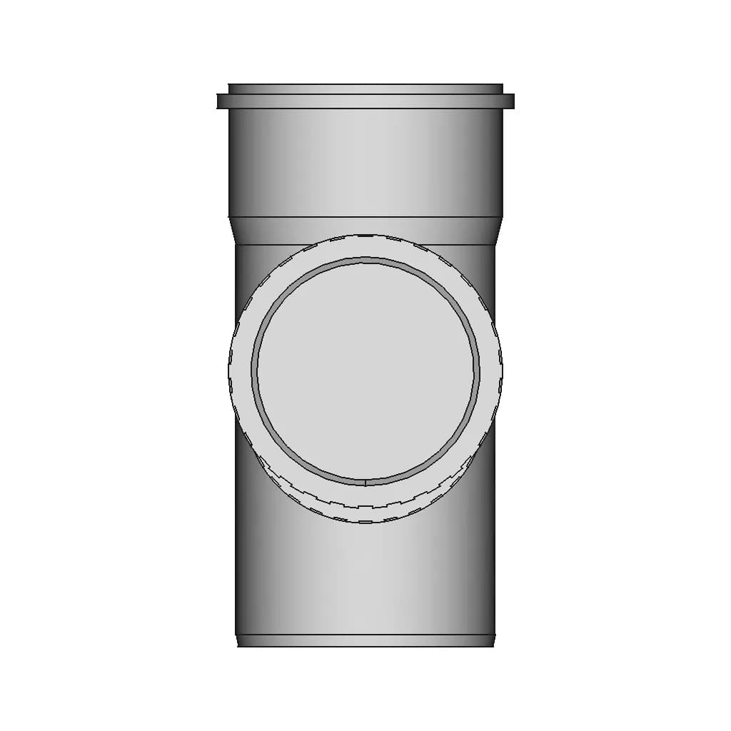 Ht Reinigungsrohrstuck Dn 110 1 | Industrial CAD Design_90_0_degree_snapshot