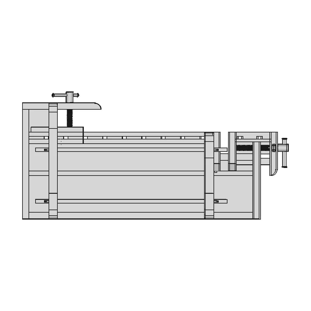 Carpenter S Workbench Length 2200 Mm 1 | Industrial CAD Design_90_0_degree_snapshot