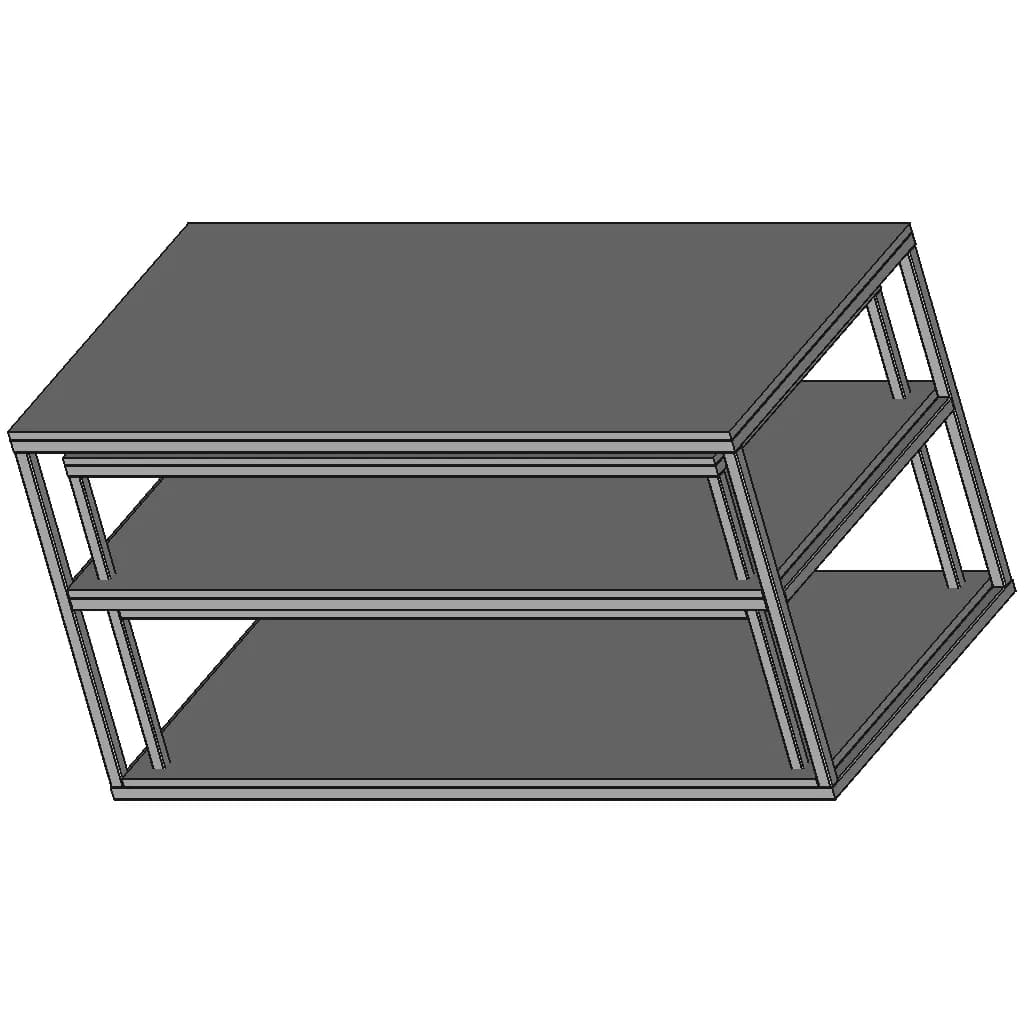 Low Industrial Display Table 1 | Industrial CAD Design_60_30_degree_snapshot