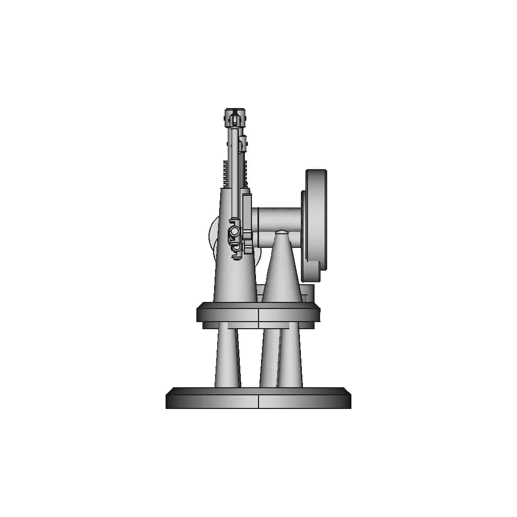 A Tealight Candle Drive Stirling Engine 1 | Industrial CAD Design_0_270_degree_snapshot