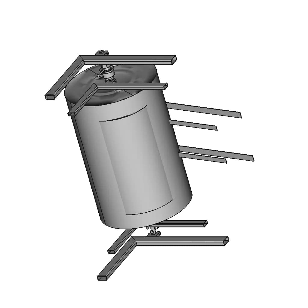 Derouleur Film Plastique 1 | Industrial CAD Design_60_30_degree_snapshot