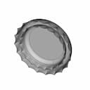 Murree Brewery And Coke Bottle 3D Cap 1 | Industrial CAD Design_60_30_degree_snapshot