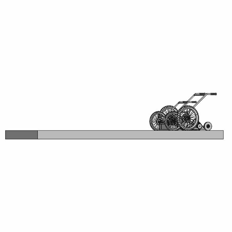 Manual Sweeping Machine 1 | Industrial CAD Design