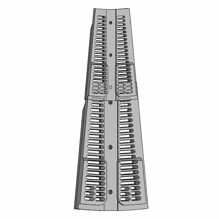 Discharge Grate 1 | Industrial CAD Design