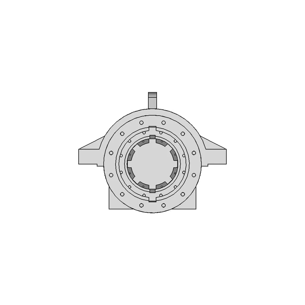Bearing Housing 50 | Industrial CAD Design_0_90_degree_snapshot