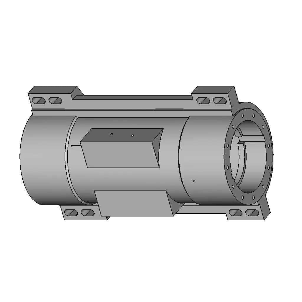 Bearing Housing 50 | Industrial CAD Design_60_30_degree_snapshot