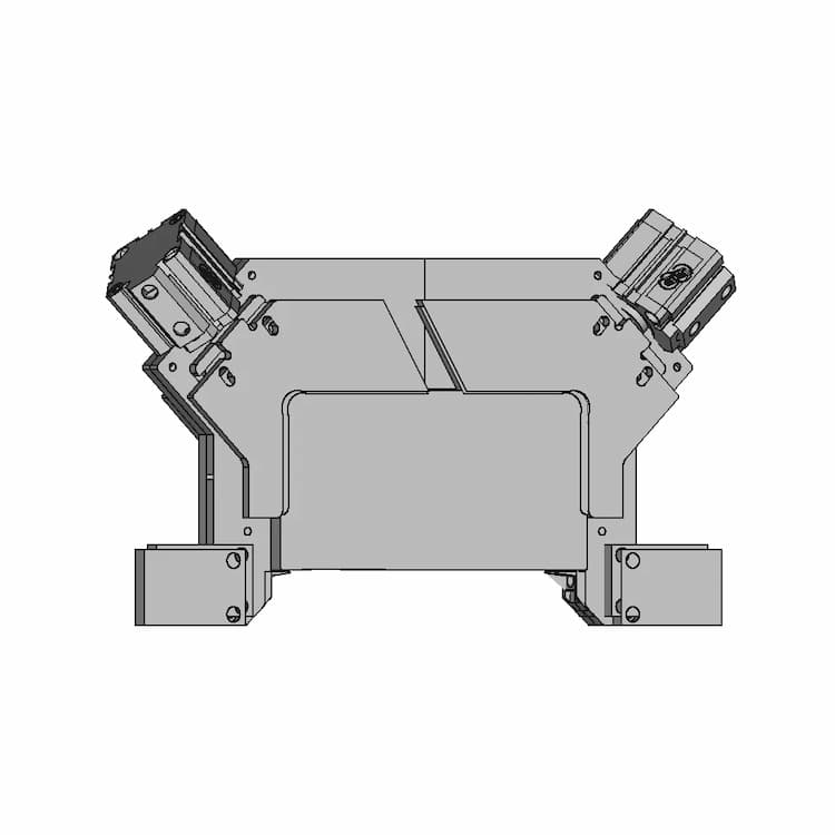 Zipper Placement Mold 1 | Industrial CAD Design