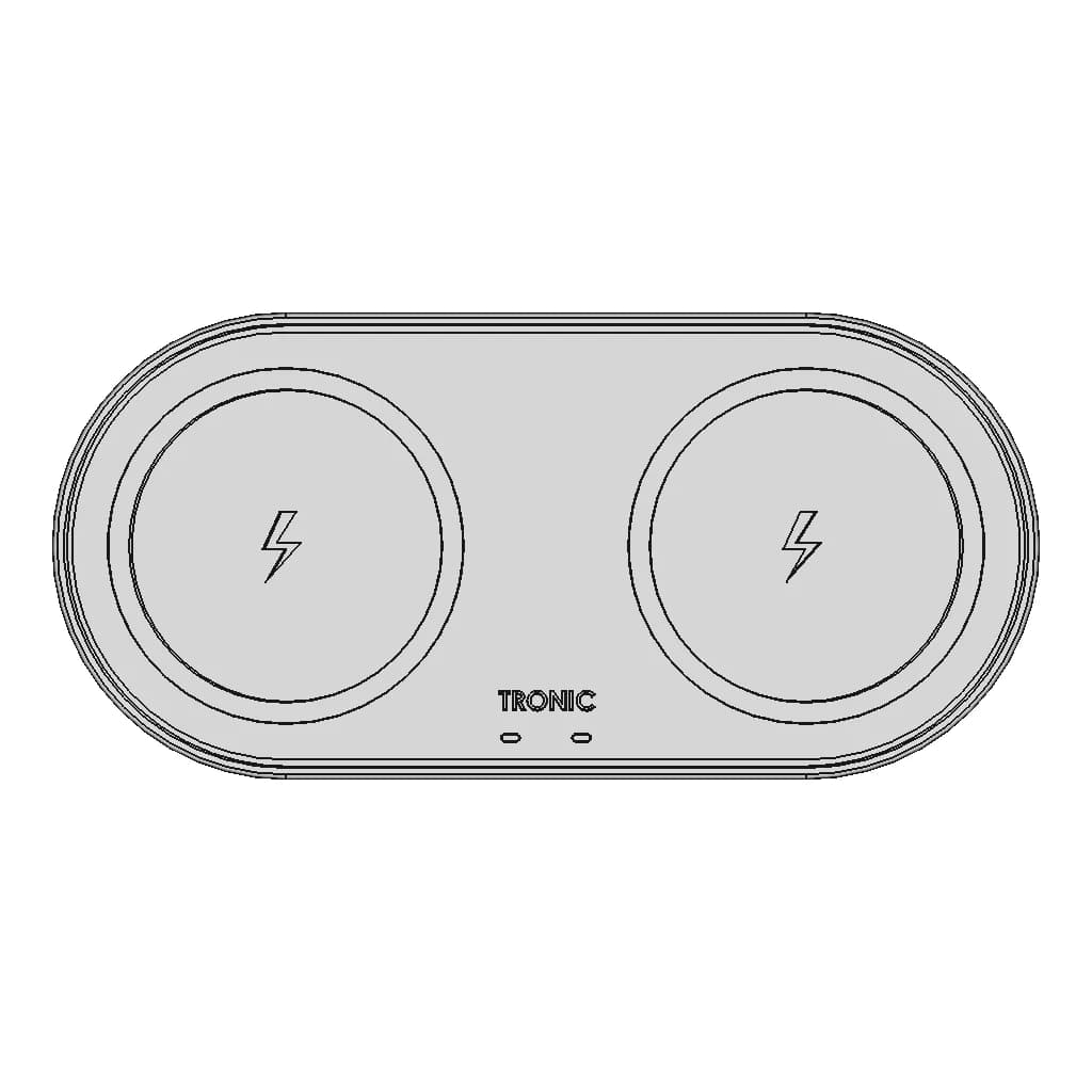 Tronic Tld 2 A1 Wireless Qi Charging Pad | CAD Model for Energy Systems_270_0_degree_snapshot