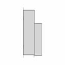 450 X 320 X 100 Enclosure Flush Mounting | CAD Model for Energy Systems_0_90_degree_snapshot