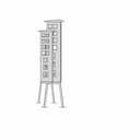 1200 X 80 X 300 Socket Panel 1 | CAD Model for Energy Systems_0_270_degree_snapshot