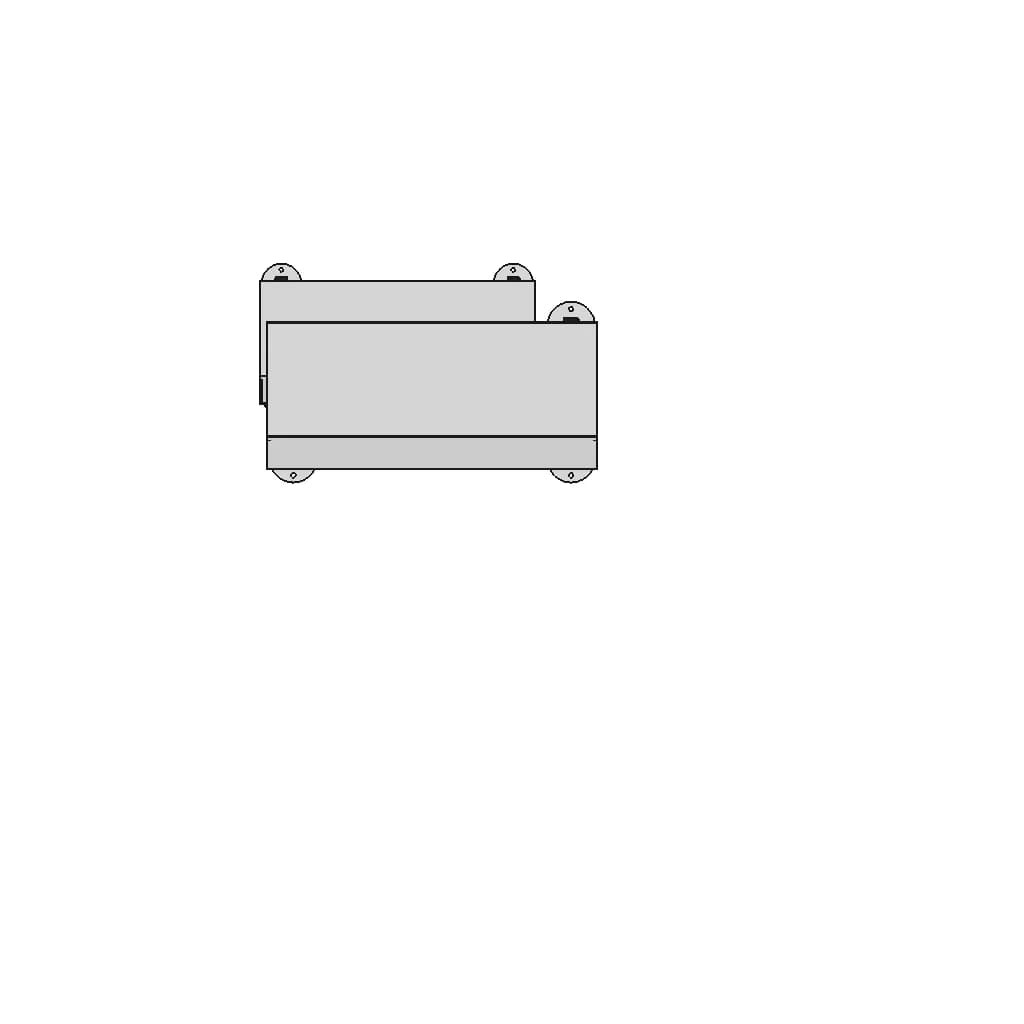 1200 X 80 X 300 Socket Panel 1 | CAD Model for Energy Systems_270_0_degree_snapshot