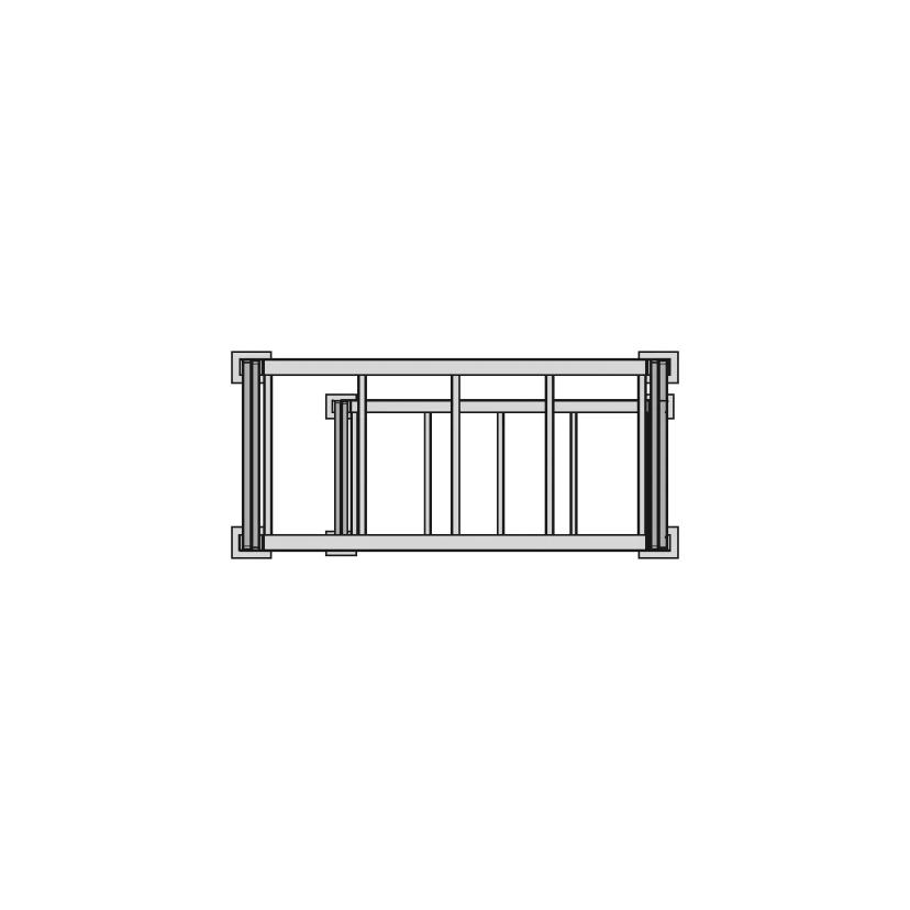 Double Pallet Rack 1 | Industrial CAD Design
