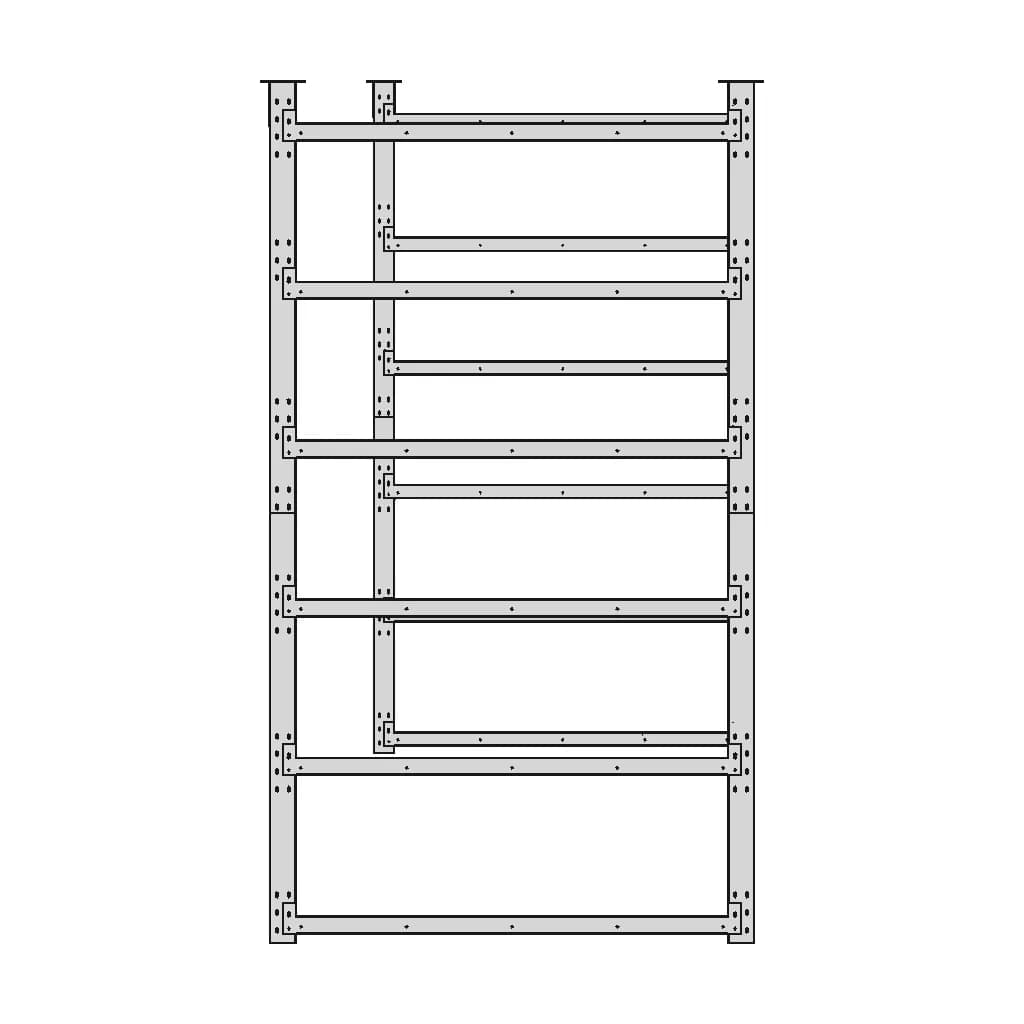 Double Pallet Rack 1 | Industrial CAD Design_270_0_degree_snapshot