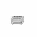 1400 X 800 X 400 Socket Panel 1 | CAD Model for Energy Systems_90_0_degree_snapshot