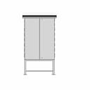 1400 X 1000 X 400 Socket Panel 1 | CAD Model for Energy Systems_0_0_degree_snapshot