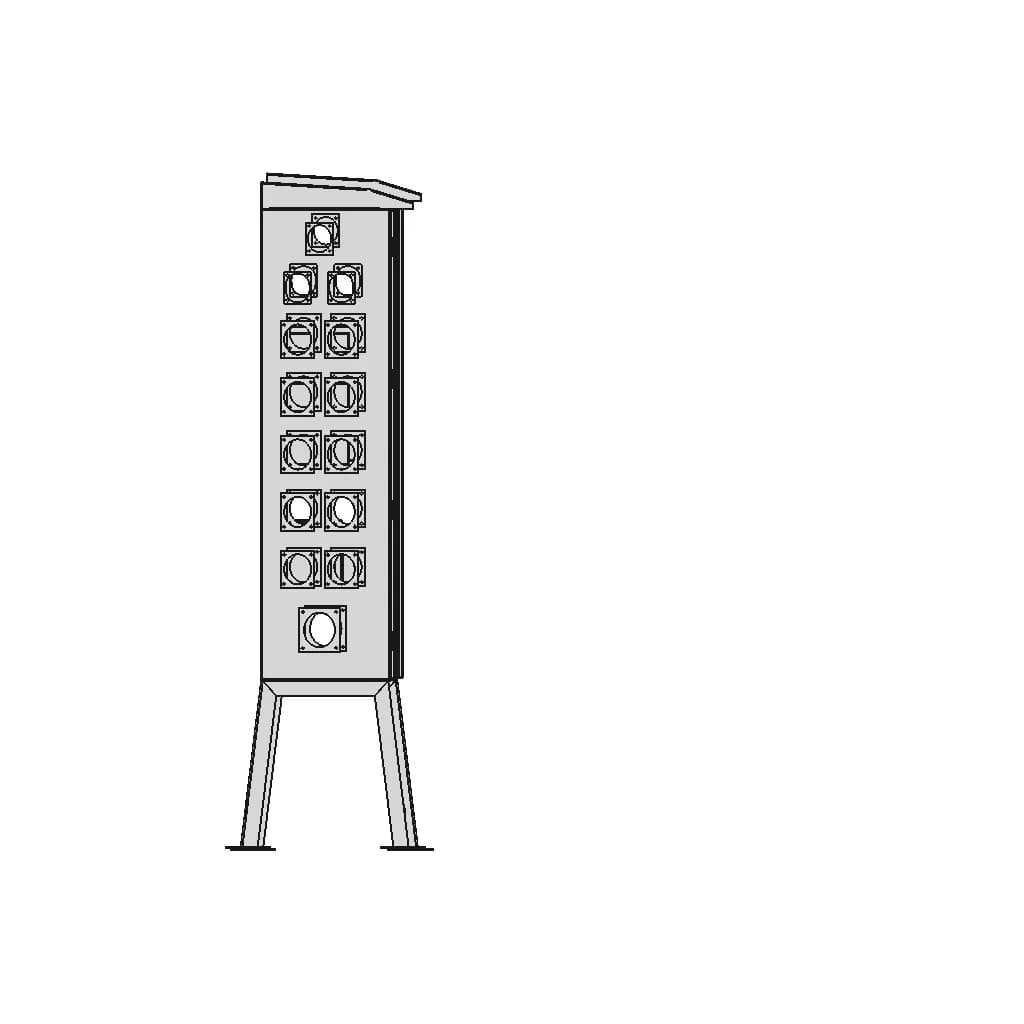 1400 X 1000 X 400 Socket Panel 1 | CAD Model for Energy Systems_0_270_degree_snapshot