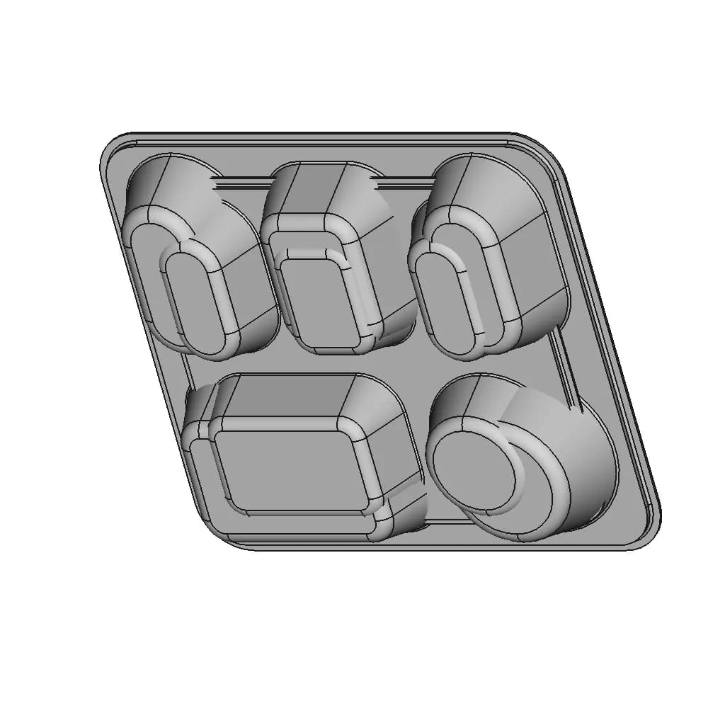 Lunch Tray 2 | Industrial CAD Design_60_30_degree_snapshot